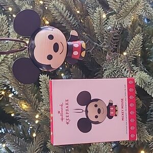HALLMARK KEEPSAKE 2017 Disney Wooden Mickey Mouse Ornament